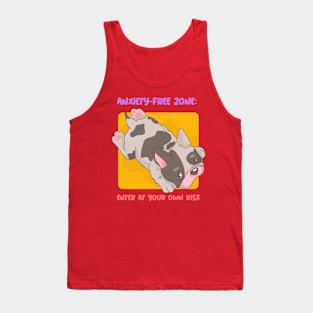 Anxiety-Free Zone- Enter at Your Own Risk Mental Health Tank Top